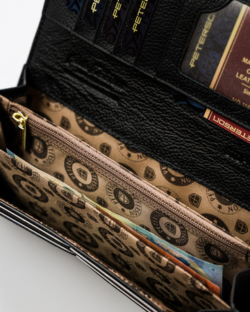 Elegante Damen Geldbörse mit modernem Schlangenmotiv – Peterson