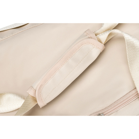 Beige Reisetasche oder Sporttasche aus Polyester – Peterson