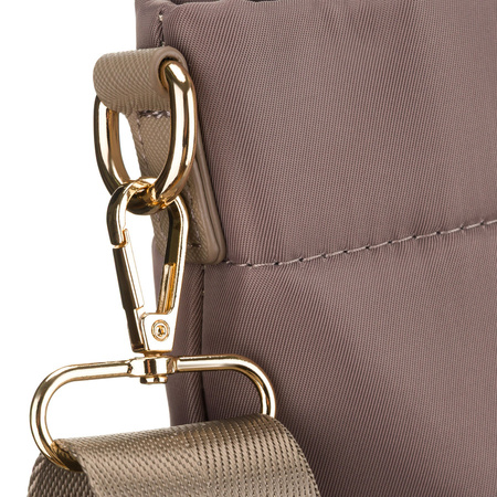 Damen-Shopper aus Nylon in Beige mit Magnetverschluss - Peterson