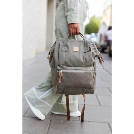 Geräumiger Schulrucksack in Grau – Himawari