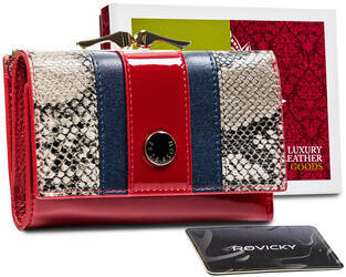 Damen Geldbörse aus Leder mit Bügelverschluss – Peterson