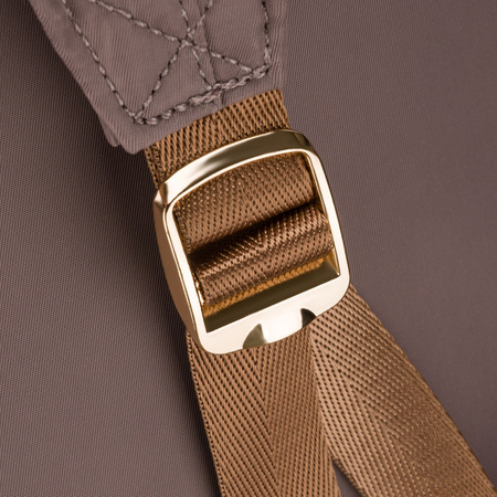 Peterson Damen-Rucksack mit zwei Fächern aus Polyester in Beige