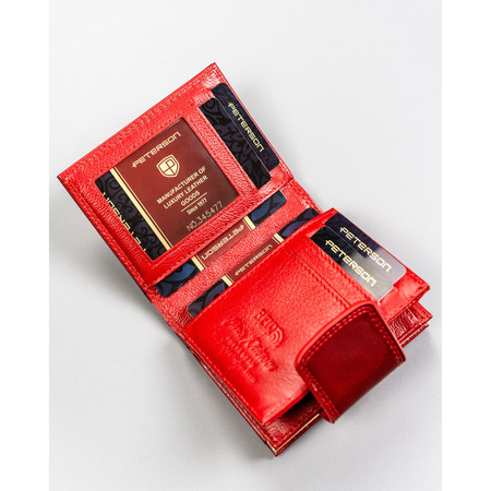 Elegante Damen Geldbörse mit RFID aus Lackleder – Peterson