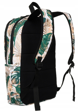 Klassischer Damen Rucksack aus Polyester mit Blumenmuster – Rovicky