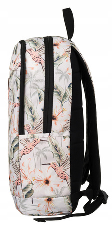 Klassischer Damen Rucksack aus Polyester mit Blumenmuster – Rovicky