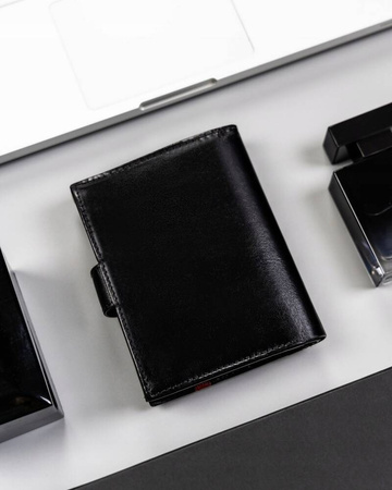 Große Herren Geldbörse aus Leder mit RFID-System – Rovicky