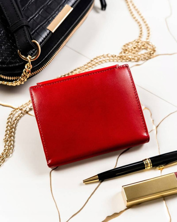 Geschenkset: Damen Geldbörse und Schlüsselanhänger aus Leder – Peterson