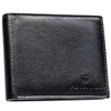 Klassische, schwarze Herren Geldbörse aus Leder – Peterson