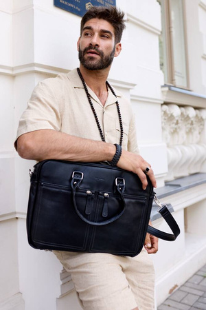 Laptoptasche für 14 Zoll aus Öko-Leder – Peterson