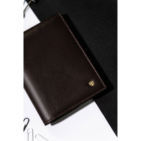 Elegante Herren Geldbörse aus echtem Leder mit RFID – Rovicky