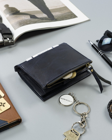 Herren Geldbörse aus Echtleder im Retro-Stil – Rovicky