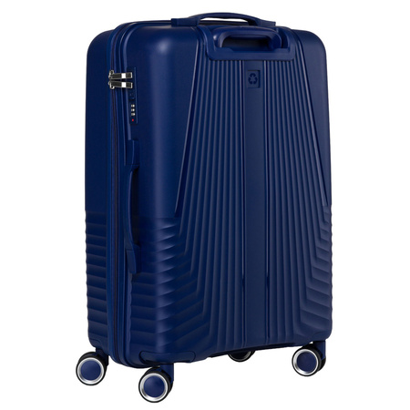 Peterson Koffer-Set aus ABS-Kunststoff in Marineblau