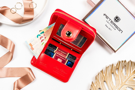 Elegante Damen Geldbörse aus Öko-Leder – Peterson