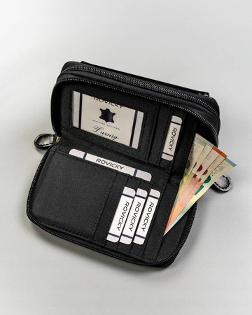 Große, horizontale Damen Geldbörse aus Öko-Leder – 4U Cavaldi