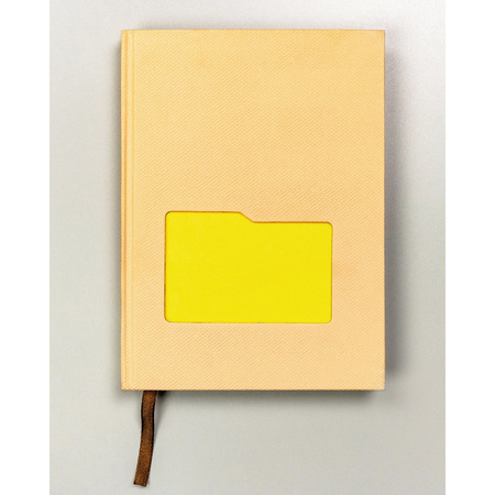 Beiger Notizblock mit festem Einband im B6-Format, bedruckt mit Punkten – Peterson