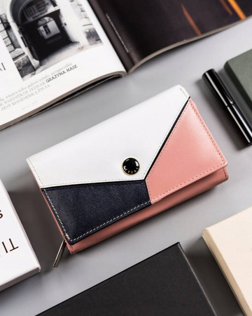 Mittelgroße Damen Geldbörse aus Echtleder – Peterson