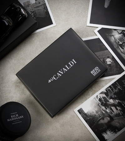 Herren Geldbörse aus Leder mit Reißverschlussfach hinten – Cavaldi