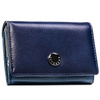 Damen-Geldbörse aus echtem Leder und Öko-Leder in Marineblau mit RFID-Schutz - Peterson