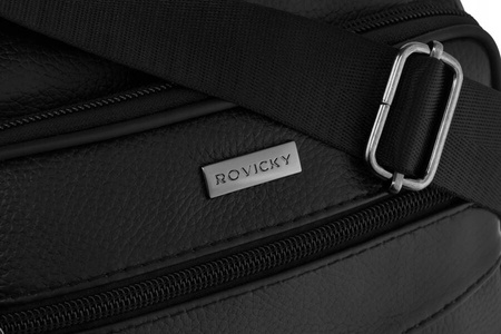 Herren Schultertasche aus echtem Leder – Rovicky
