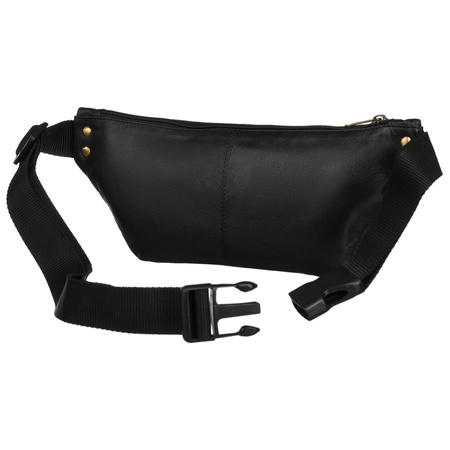 Herren Hüfttasche schwarz aus Leder – Peterson