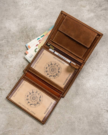 Große Herren Geldbörse aus Nubukleder – Always Wild