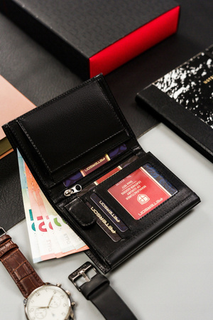 Große Herren Geldbörse ohne Verschluss aus Leder – Peterson