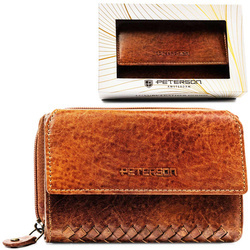 Minimalistische Damen Geldbörse aus Farbverlauf-Leder mit RFID – Peterson