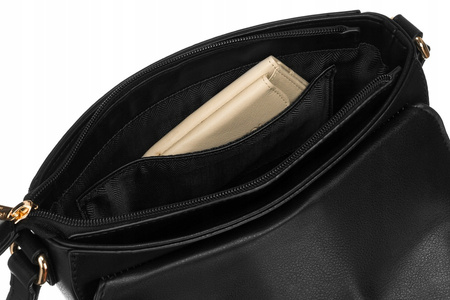 Halbmondförmige Damen Umhängetasche aus Öko-Leder – Peterson