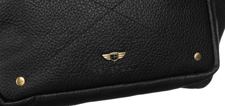 Leder Bauchtasche mit praktischem Fach – Peterson