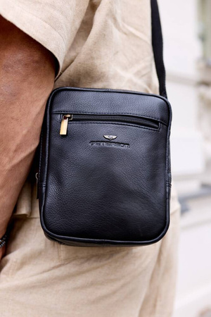 Herren Umhängetasche aus Leder für die Stadt – Peterson