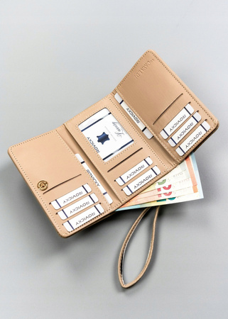 Klassische, horizontale Damen Geldbörse aus Öko-Leder – 4U Cavaldi