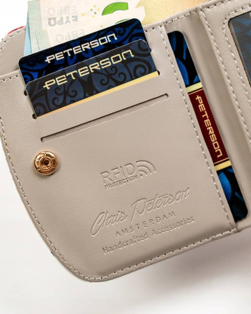 Kleine Damen Geldbörse aus Öko-Leder – Peterson