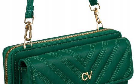 Mini Damen Umhängetasche-Geldbörse 2-in-1 mit abnehmbarem Riemen – 4U Cavaldi