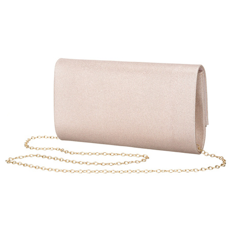 Elegante Damenhandtasche aus synthetischem Stoff in Beige - Rovicky