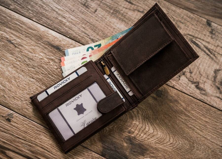 Große Herren Geldbörse aus Leder – Always Wild