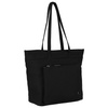 Stilvolle Damen Shopper aus Polyester in Schwarz mit bequemen Henkeln – Peterson