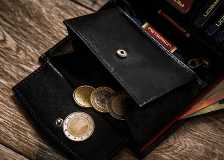 Klassische Herren Geldbörse aus Echtleder – Peterson