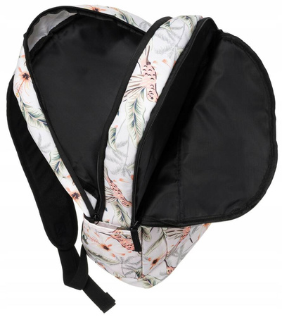 Klassischer Damen Rucksack aus Polyester mit Blumenmuster – Rovicky