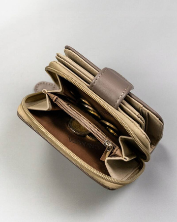 Klassische geräumige Damen Geldbörse aus Öko-Leder – 4U Cavaldi