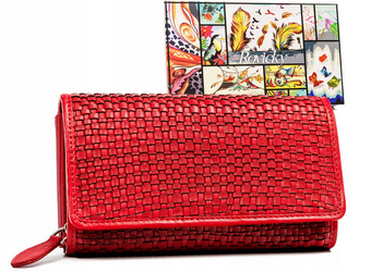 Große Damen Geldbörse aus Echtleder – Rovicky