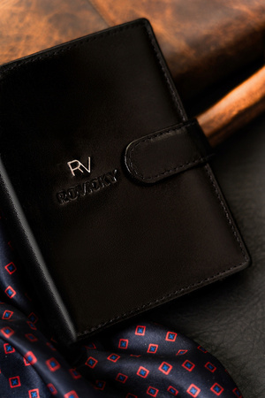 Herren Geldbörse mit RFID-Schutz aus echtem Leder – Rovicky