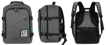 Wasserfester Reiserucksack mit Laptopfach aus Polyester – Peterson