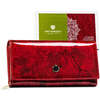 Rote lackierte Damen Geldbörse mit Schmetterlingsmotiv für Karten – Peterson