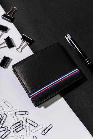 Herren Geldbörse aus Leder in horizontalem Format ohne Verschluss – Always Wild
