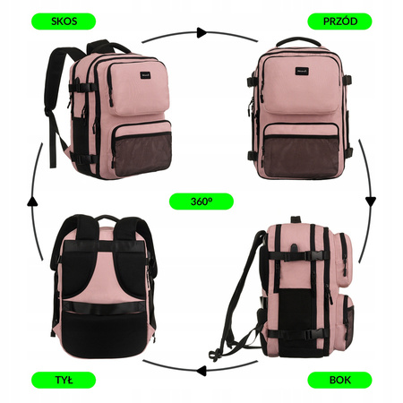 Reiserucksack aus wasserabweisendem Polyester – Himawari