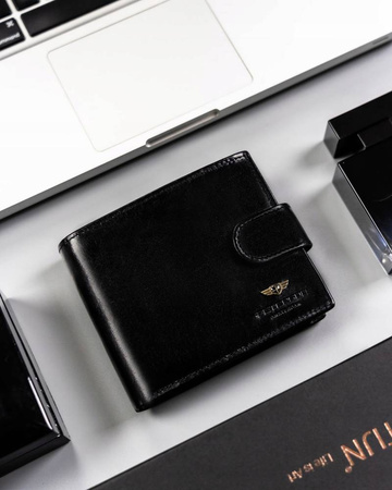 Elegante Herren-Geldbörse aus Naturleder – Peterson