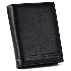 Große Herren Geldbörse aus Öko-Leder für Dokumente – Cavaldi