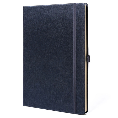 Notizbuch im B5-Format in Grau, liniert bedruckt – Peterson