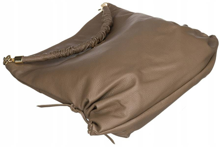 Damen Shopper Tasche aus Echtleder im Beutelstil – Peterson