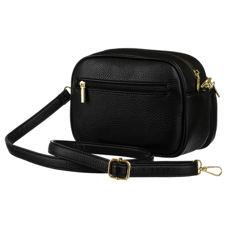Schwarze Damen Tasche und Bauchtasche mit Gurt – Rovicky